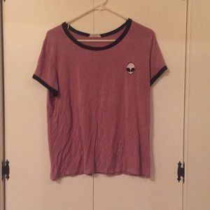 French pastry Alien crop top